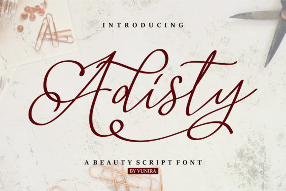 Adisty: A Handwritten Font for Stunning Web Design
