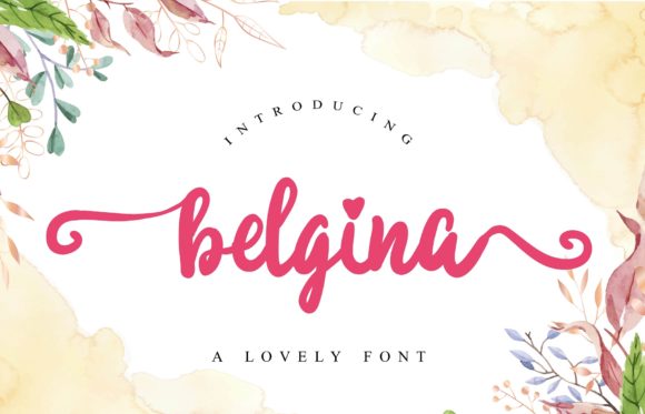 Belgina: A Script Amp Font for Elegant Branding