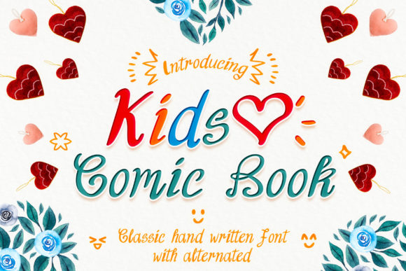 Bring Joy to Your Web Design with Kids Comic Book Font