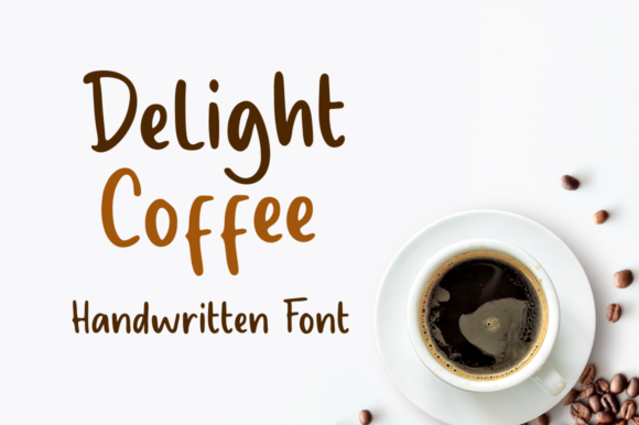 Delight Coffee: A Handwritten Font for Engaging Brand Content