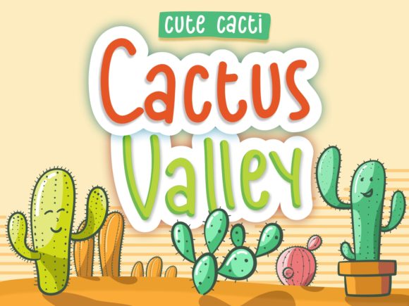 Discover Cactus Valley: A Playful Handwritten Font for Editorial Charm