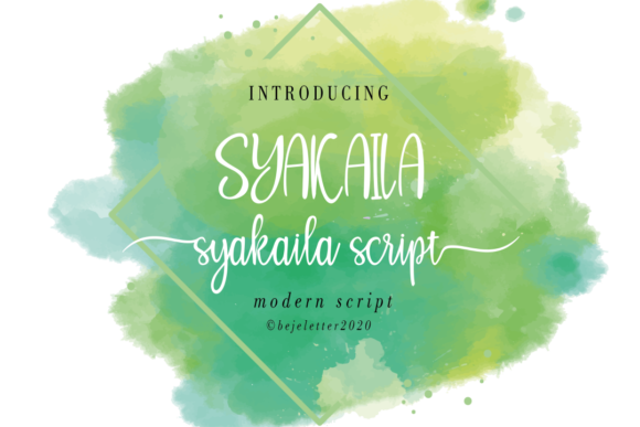 Discover Syakaila: A Timeless Handwritten Font for Modern Brands