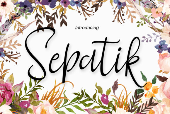 Discover the Glamour of Sepatik: A Script Font for Web Design