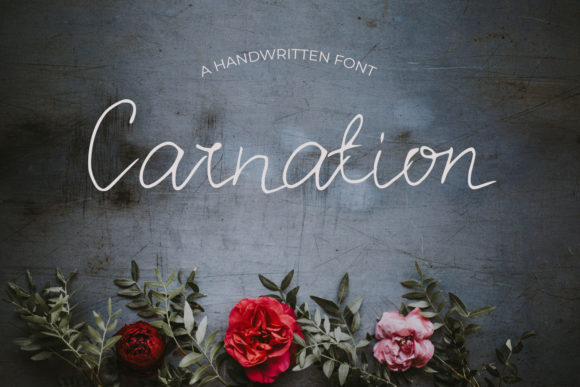 Discovering Carnation: A Handwritten Font for Elegant Publishing