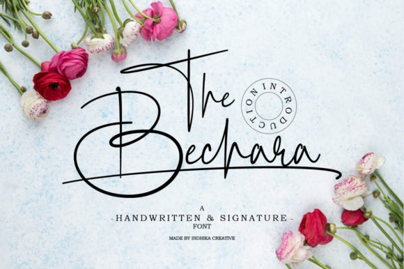 Elevate Your Brand with The Bechara: A Premium Handwritten Font