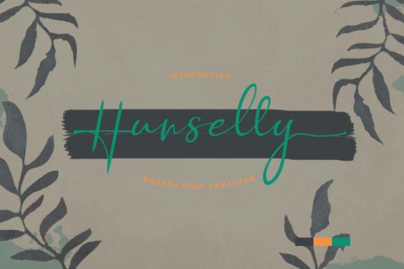 Enhance Your Brand with Hunselly: A Premium Script Font