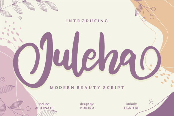 Enhance Your Web Design with Juleha, a Delicate Handwritten Font