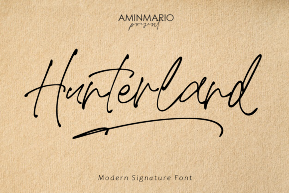 Enhancing Web Design with Hunterland: A Stylish Script Font