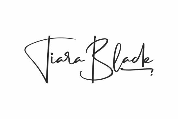 Exploring Tiara Black: A Versatile Handwritten Font for Branding