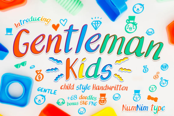 Gentleman Kids: A Charming Handwritten Font for Crafters