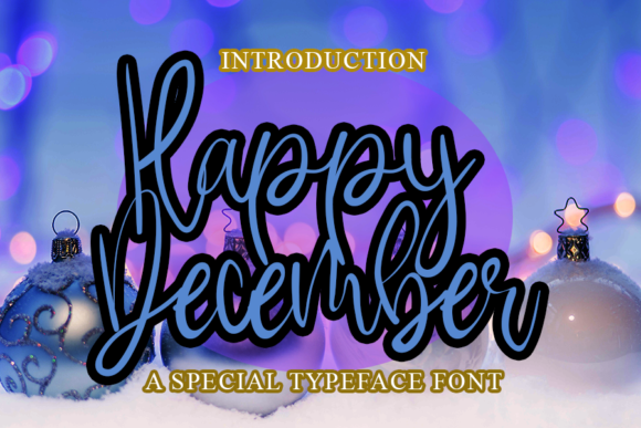 Happy December: A Charming Handwritten Font for Crafters