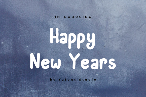 Happy New Year: A Handwritten Font for Your Brand