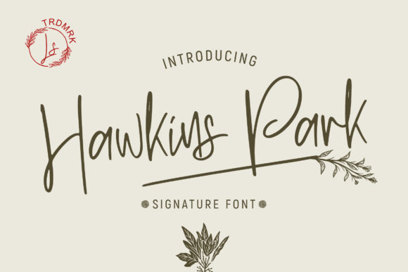 Hawkins Park: A Handwritten Font for Eye-Catching Branding