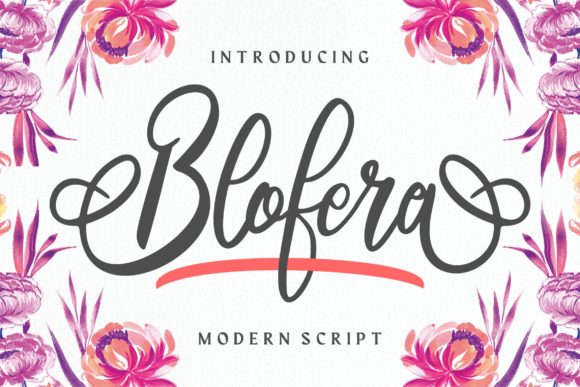 Introducing Blofera: A Delicate Handwritten Font for Branding