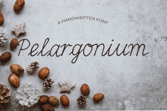 Pelargonium: A Handwritten Font for Elegant Web Design