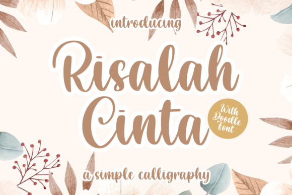 Risalah Cinta: A Font for Elevating Your Brand's Charm