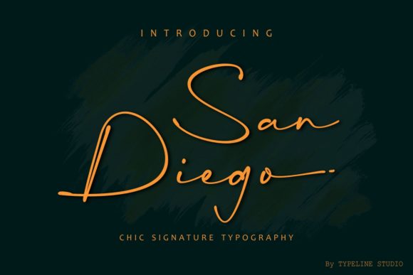 San Diego: A Charming Handwritten Font for Crafters