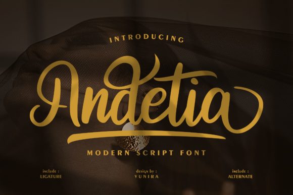 Transform Your Brand with Andetia: A Bold Handwritten Font
