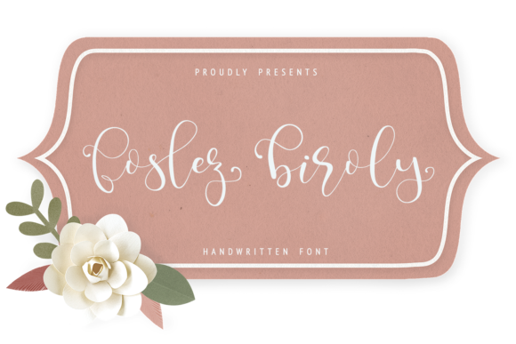 Transform Your Brand with Foslez Biroly: A Stylish Handwritten Font