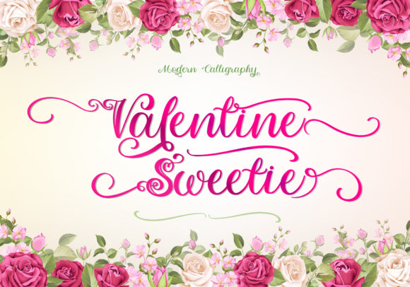 Transform Your Brand with Valentine Sweetie Font