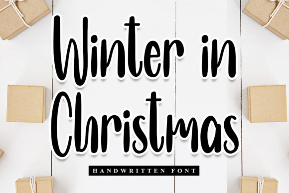 Winter in Christmas: A Handwritten Font for Digital Charm